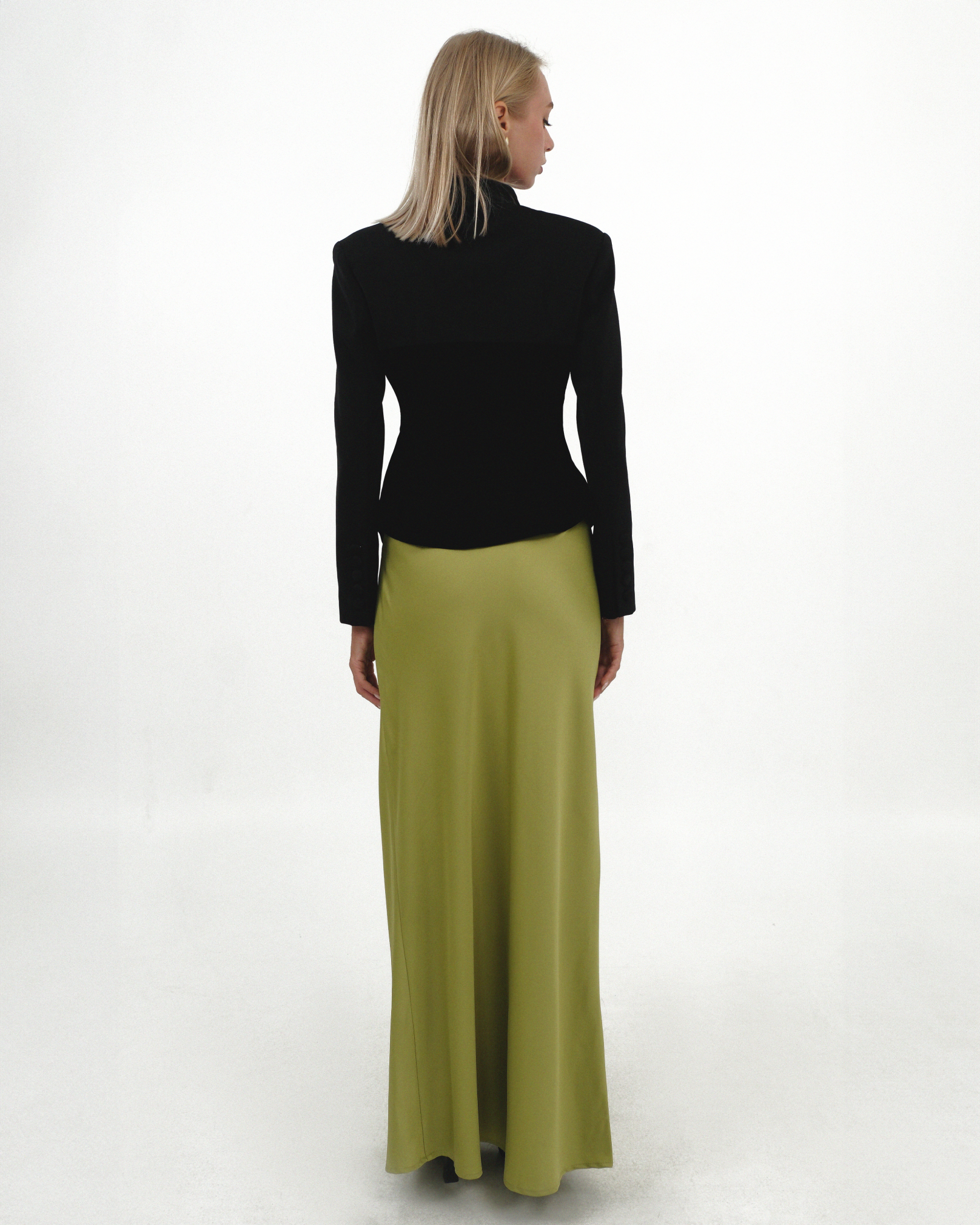 GREEN LONG SKIRT