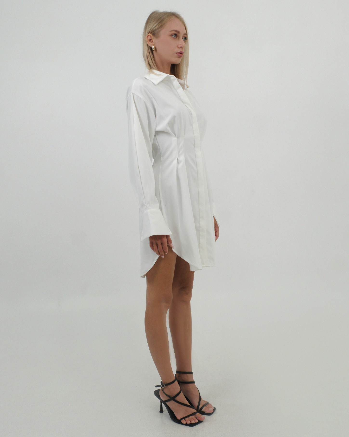 WHITE OVERSIZE DRESS