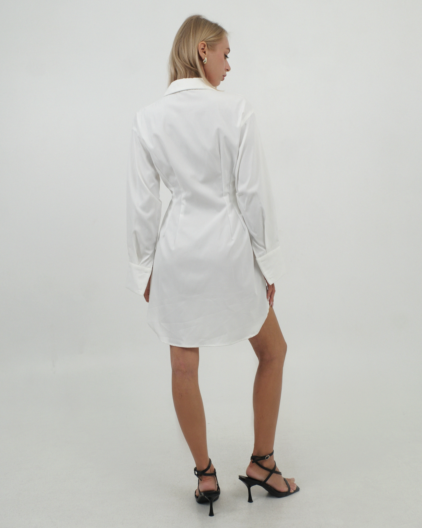 WHITE OVERSIZE DRESS